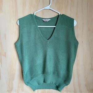 Vintage Mint V-Neck Vest